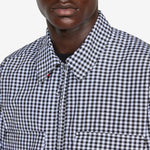 Gingham Boxer Overshirt Black | Off White