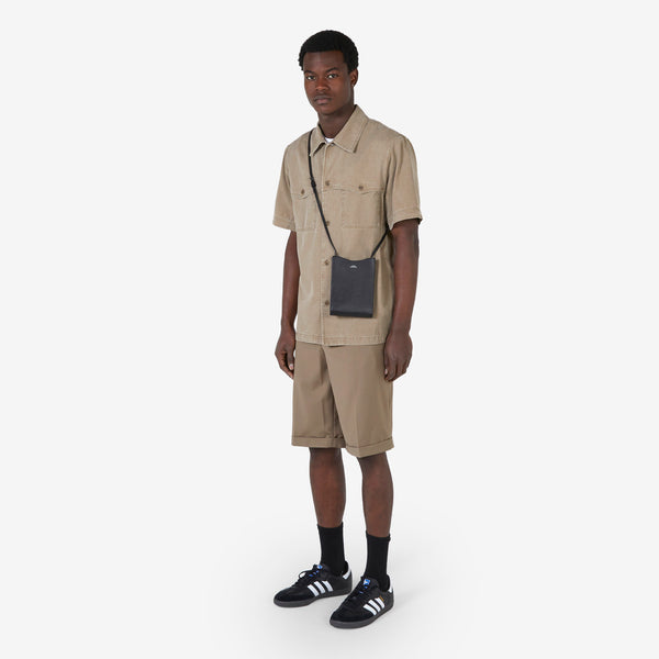 Gilles Short Sleeve Shirt Taupe