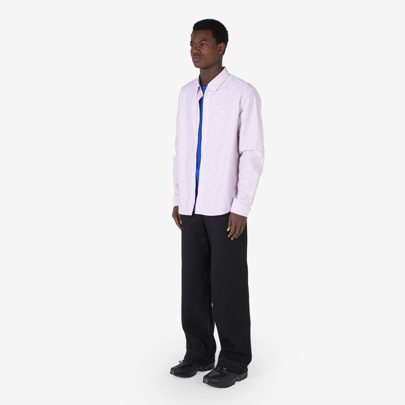 Greg Long Sleeve Shirt Dark Red