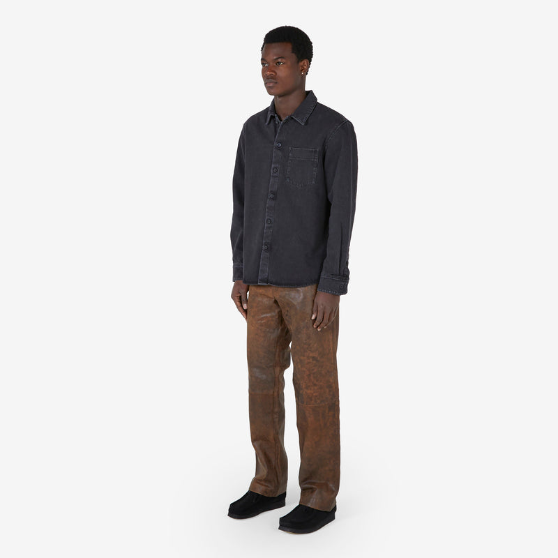 Vittorio Overshirt Washed Black