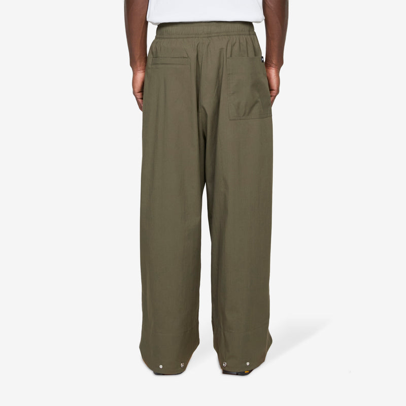 EVD Twill Wide Pants New Taupe Green Pants