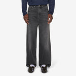 Baggy Denim Jeans Black Vein