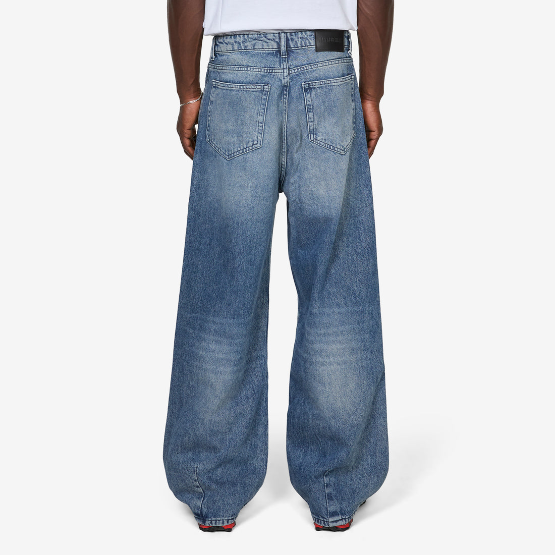 Baggy Denim Jeans Dirty Blue Pants