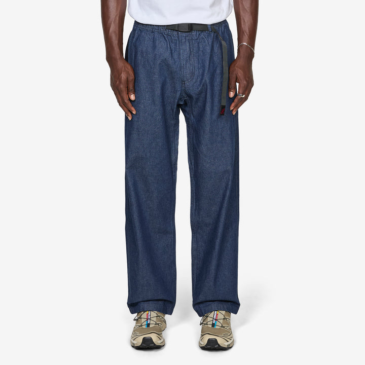 Denim Gramicci Pant Straight Fit Rinsed Indigo Front
