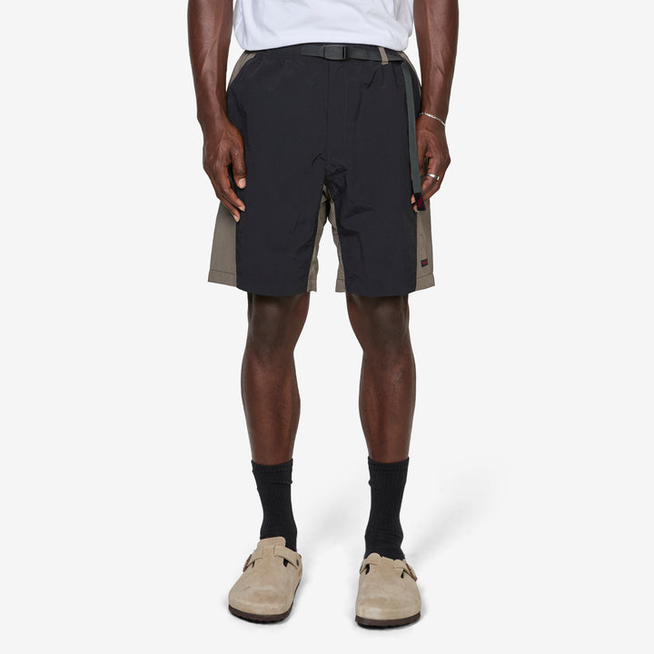 Nylon Block Short Black Front