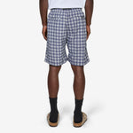 Checkered Shell Short Navy Check