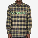 No Problemo Plaid Shirt Green