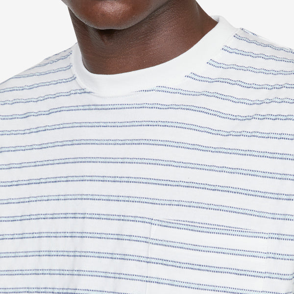 Pocket T-Shirt Jacquard White Tees