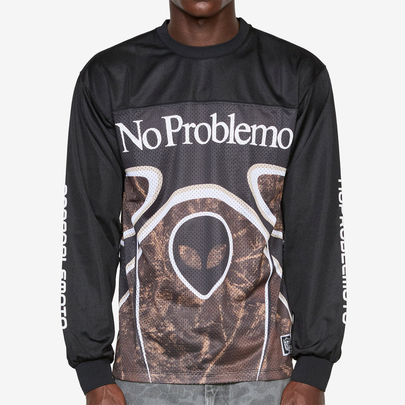 Alien Longsleeve Moto T-Shirt Black Tees