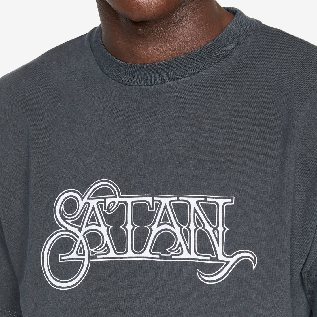 Faded Satan T-Shirt Black Tees
