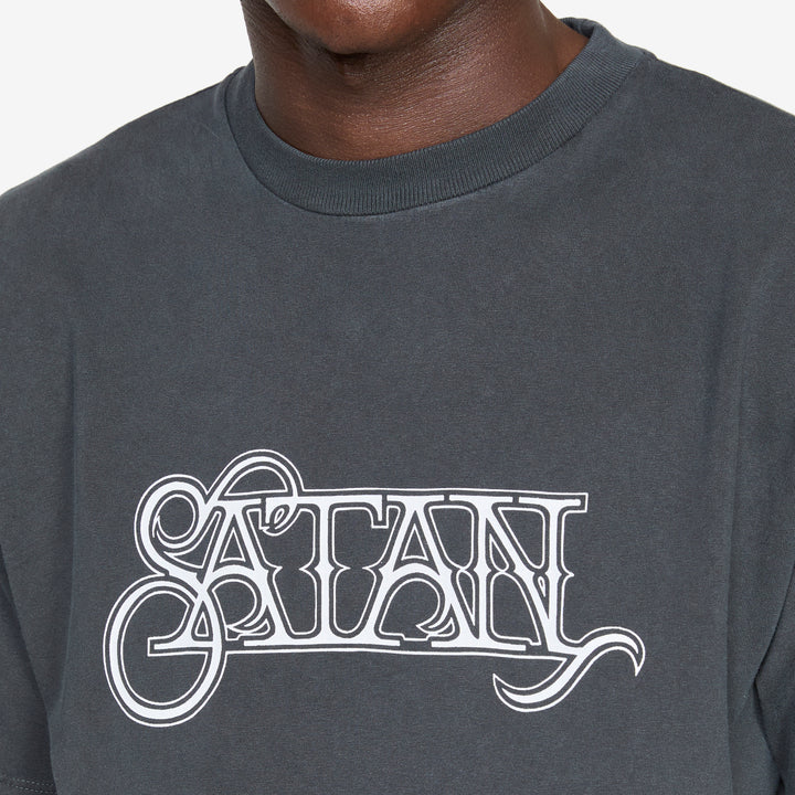 Faded Satan T-Shirt Black