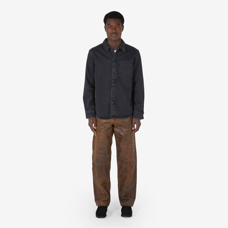 Vittorio Overshirt Washed Black