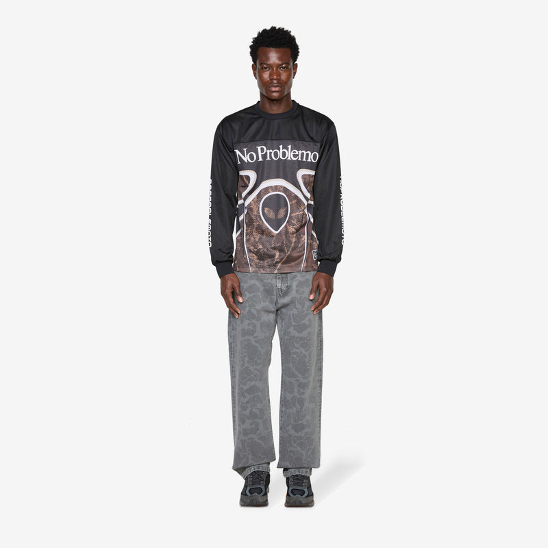 Alien Longsleeve Moto T-Shirt Black Tees