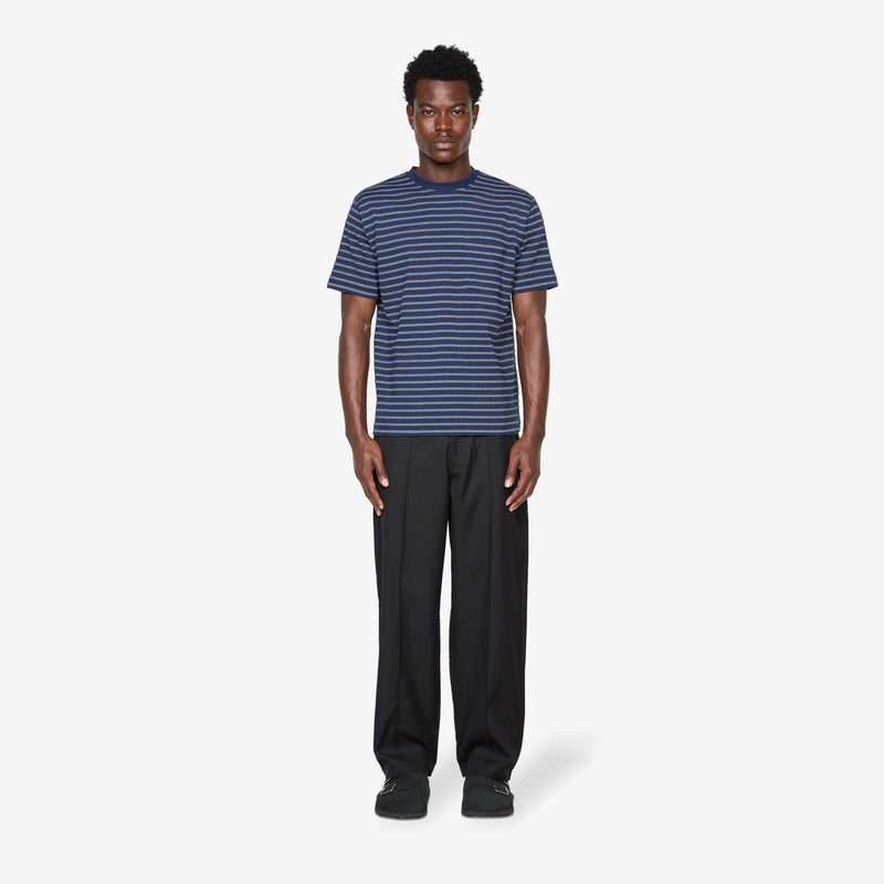 Pocket T-Shirt Jacquard Navy Tees