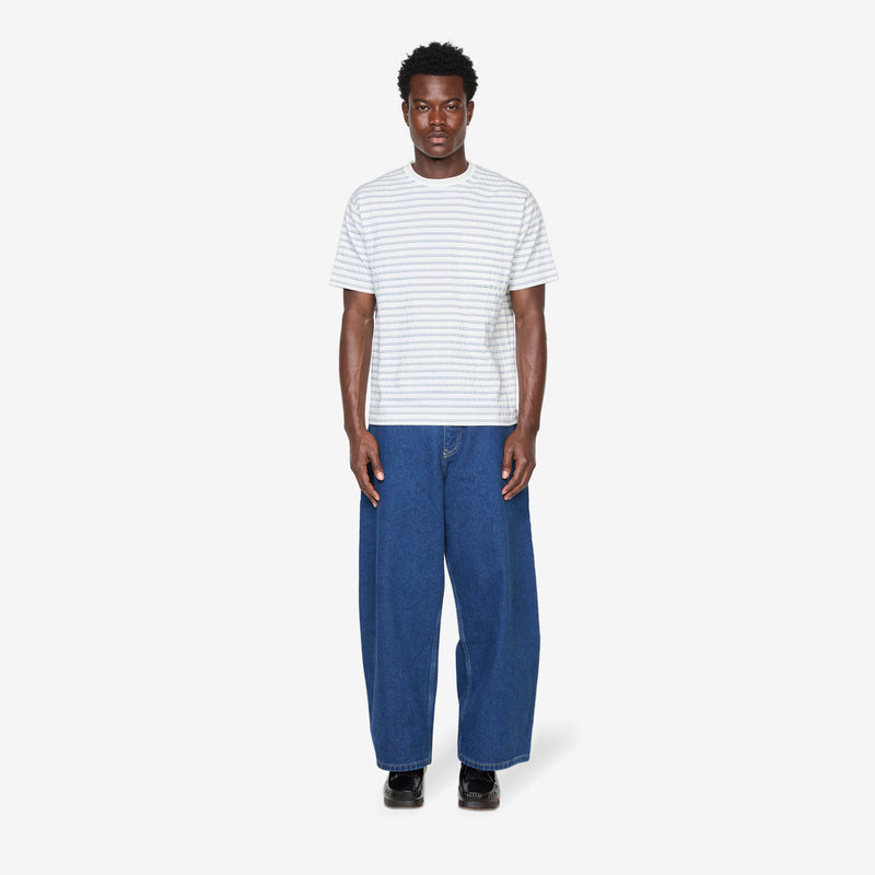 Pocket T-Shirt Jacquard White Tees