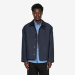 Short Raglan Coat Navy