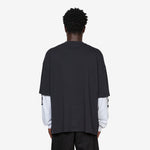 Slam Jam x Longsleeve T-Shirt Deep Black | White