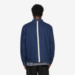 Denim Full Zip Jacket Rinsed Denim