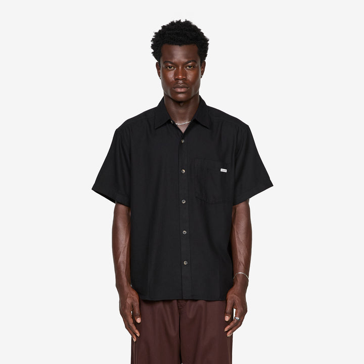 Mitchell Shirt Black Front