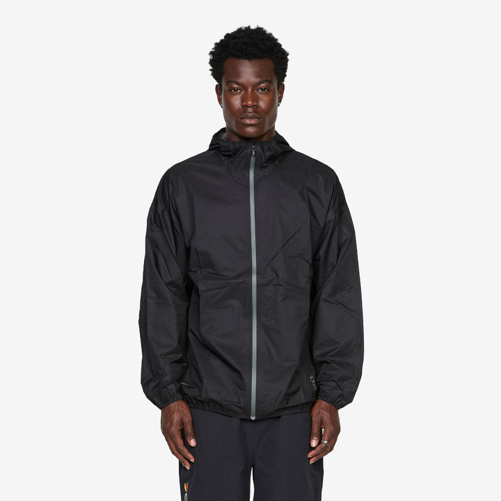 Explore Lightweight Waterproof Jacket Black Front
