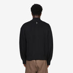 Diamond Knit Cardigan Black