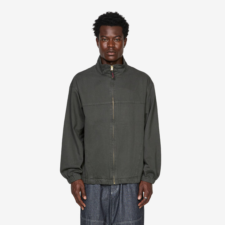Twill-Around Jacket Smokey Grey Front
