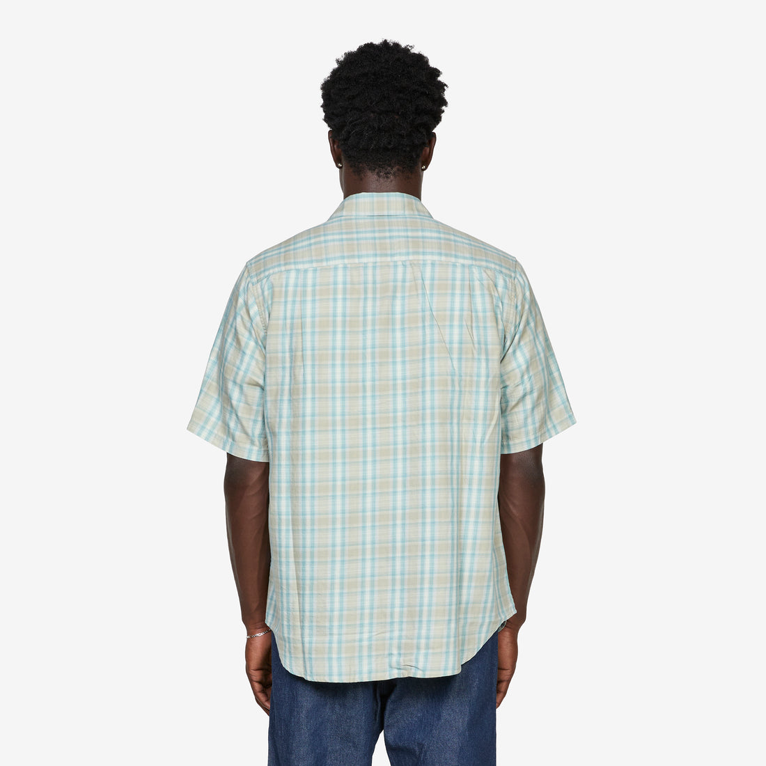 Checkered Ombre Shirt Blue Shirts