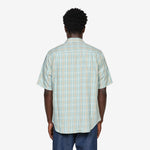 Checkered Ombre Shirt Blue