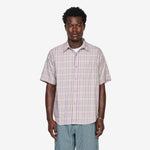 Checkered Ombre Shirt Purple