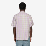 Checkered Ombre Shirt Purple