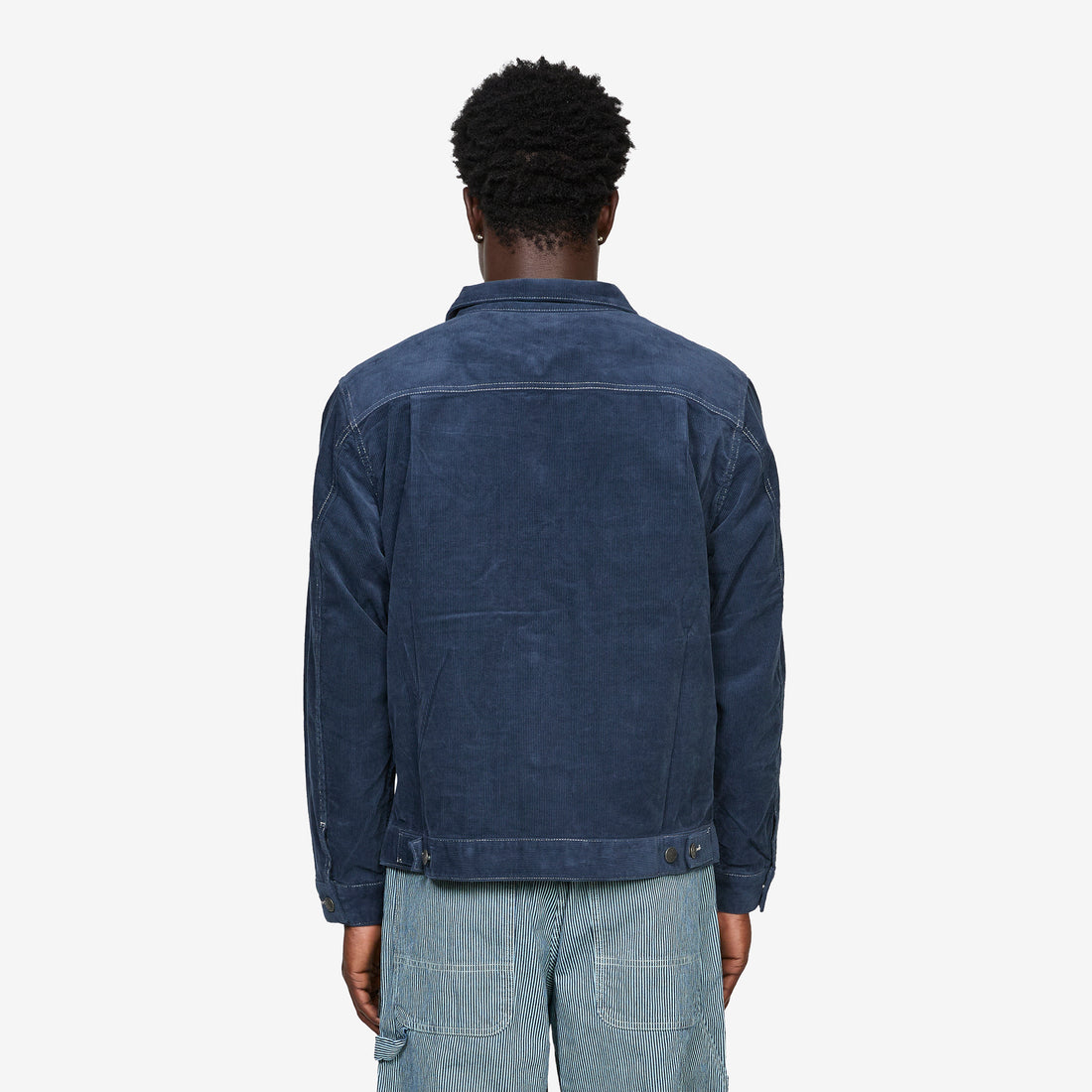 Corduroy Trucker Jacket Navy Jackets