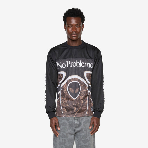 Alien Longsleeve Moto T-Shirt Black Tees