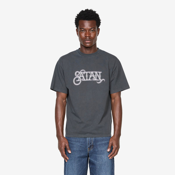 Faded Satan T-Shirt Black Tees