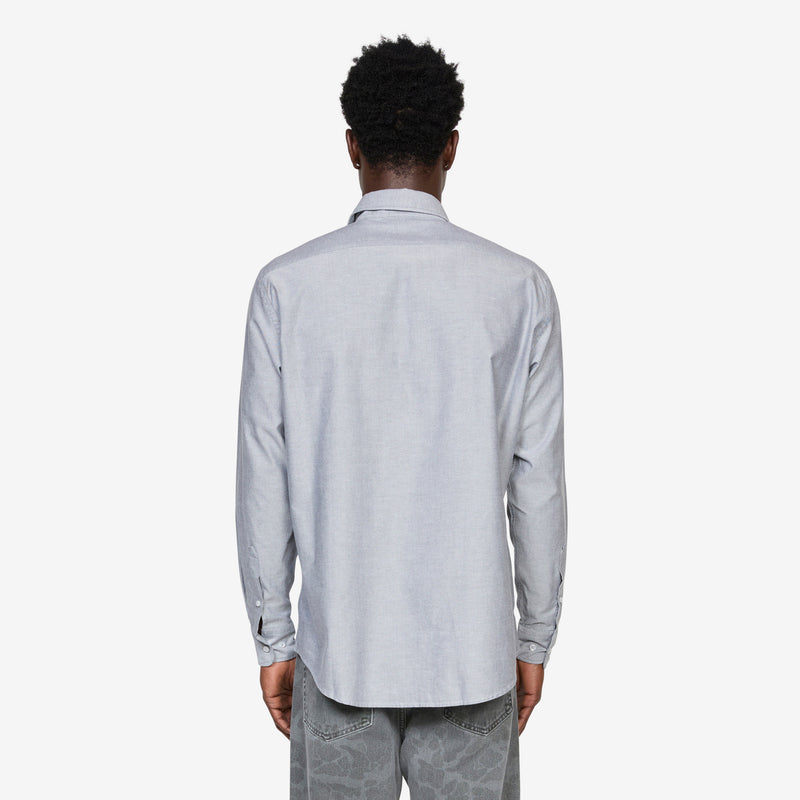 No Problemo Longsleeve Oxford Shirt Charcoal Shirts