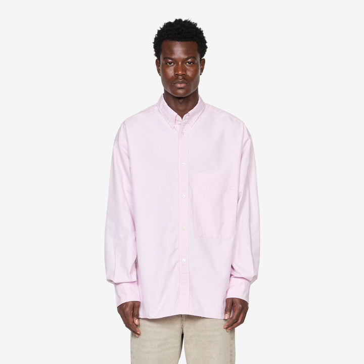Studio Nicholson x Lisa Oxford Shirt Pink Front