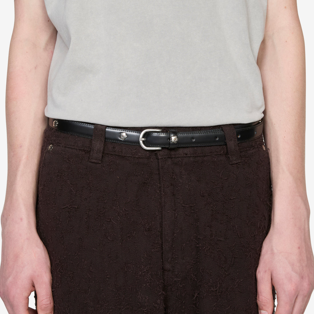 Punch Out Jeans Dark Brown Pants