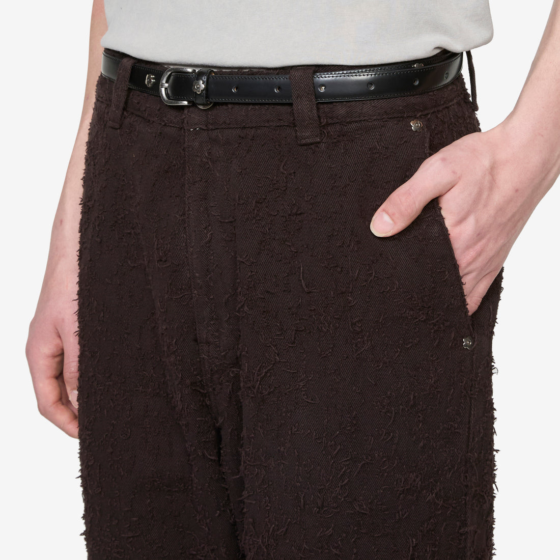 Punch Out Jeans Dark Brown Pants