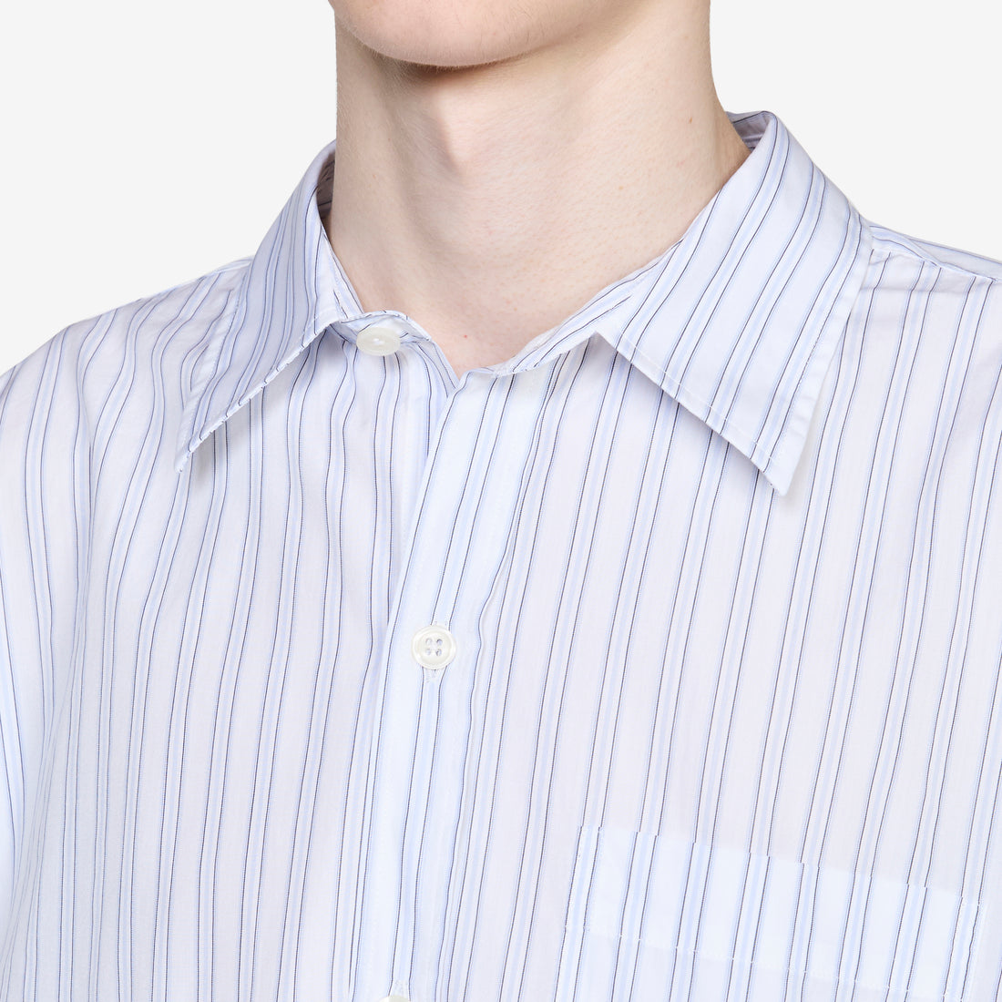 Distant Shirt Conventional Stripe Shirts