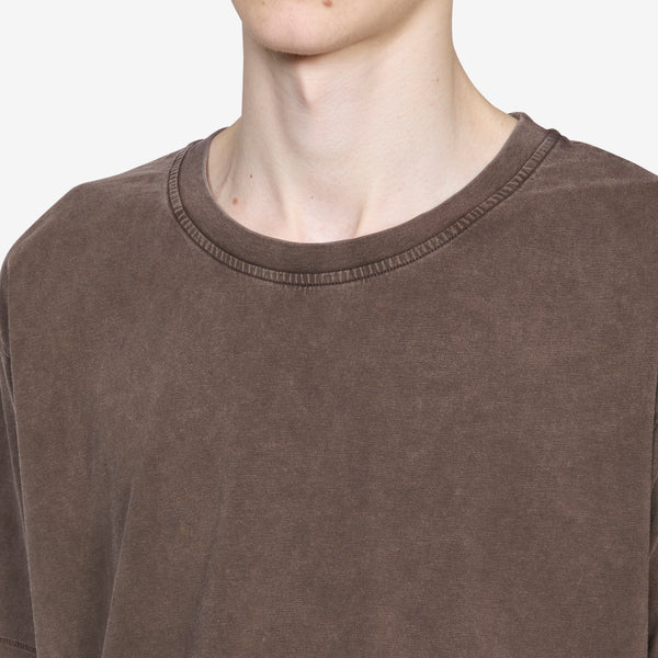 New T-Shirt Washed Brown Tees