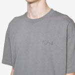 Contrast T-Shirt | Stroke Logo Grey