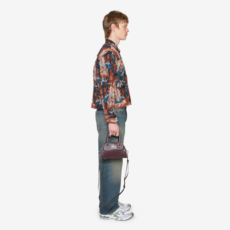 Wales Bonner x Leather Bowling Bag Night Red Footwear