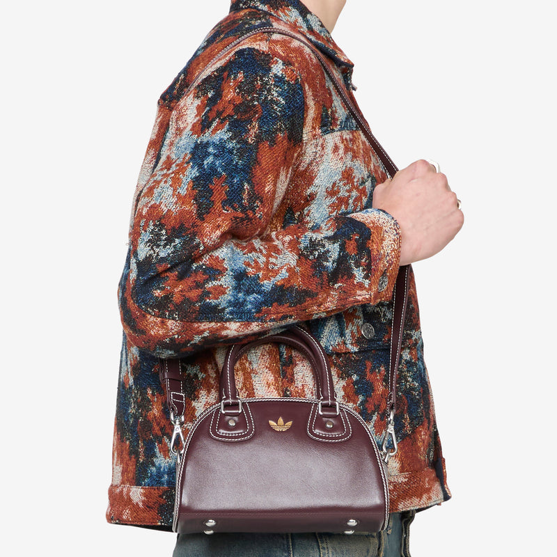 Wales Bonner x Leather Bowling Bag Night Red Footwear