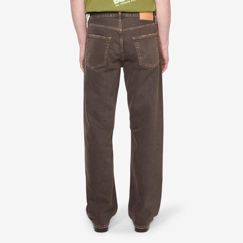 Loose Jeans Vintage Brown Pants