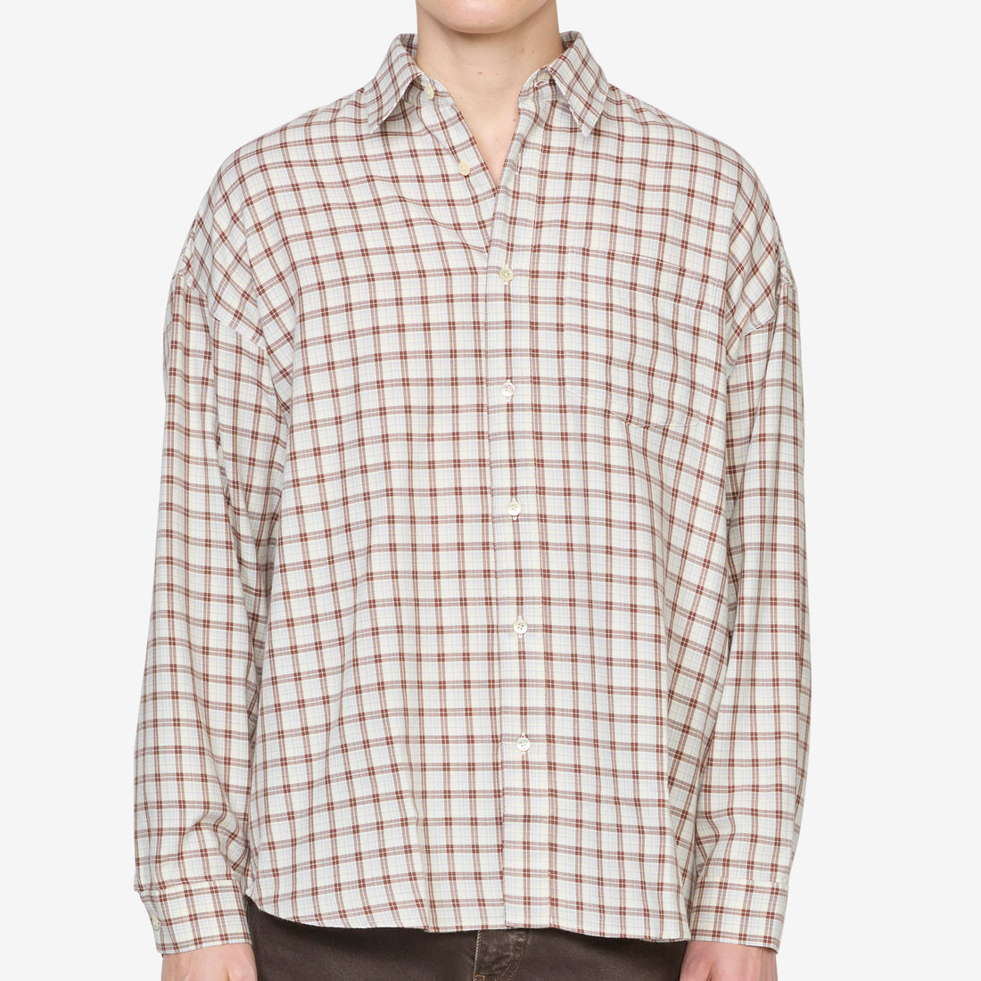 Stable Shirt Brown Check Shirts