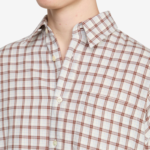 Stable Shirt Brown Check Shirts