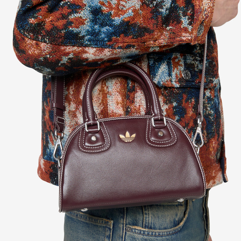 Wales Bonner x Leather Bowling Bag Night Red Footwear