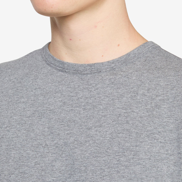 New Box T-Shirt Grey Melange Clean Jersey Tees