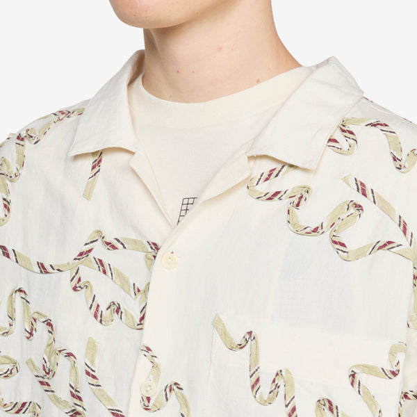 Greetings Longsleeve Shirt Sage Leaf Ribbon Shirts