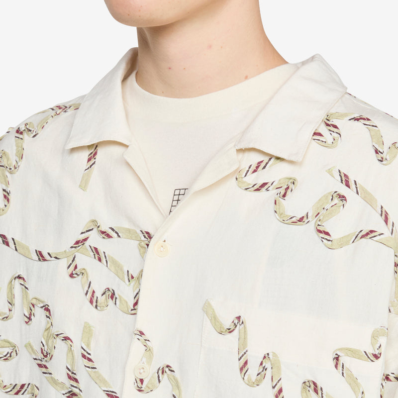 Greetings Longsleeve Shirt Sage Leaf Ribbon Shirts