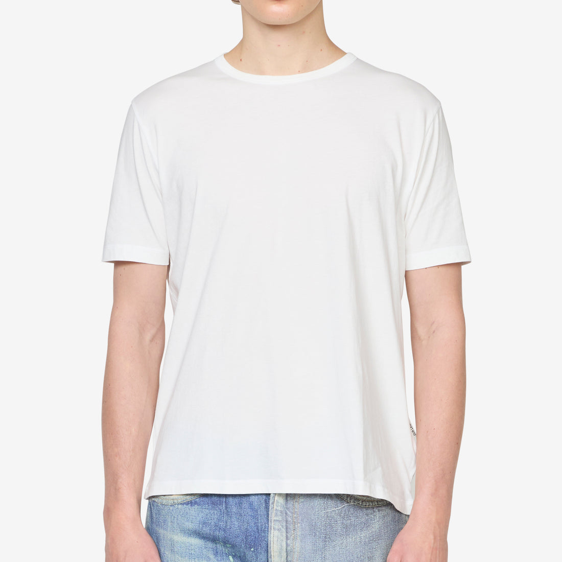 New Box T-Shirt White Clean Jersey Tees